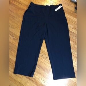 Navy Women's Straight-Leg Pants Size 16P Short